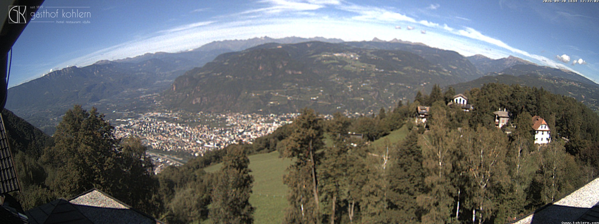 Archiv Foto Webcam Bozen - Gasthof Kohlern