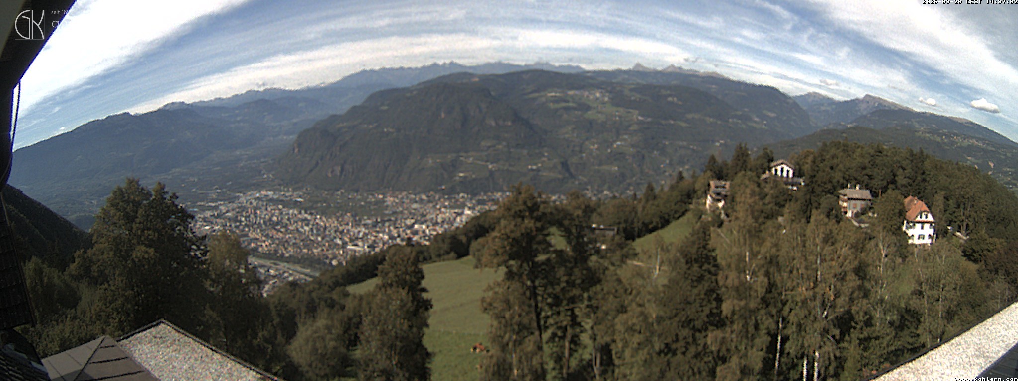 Archiv Foto Webcam Bozen - Gasthof Kohlern