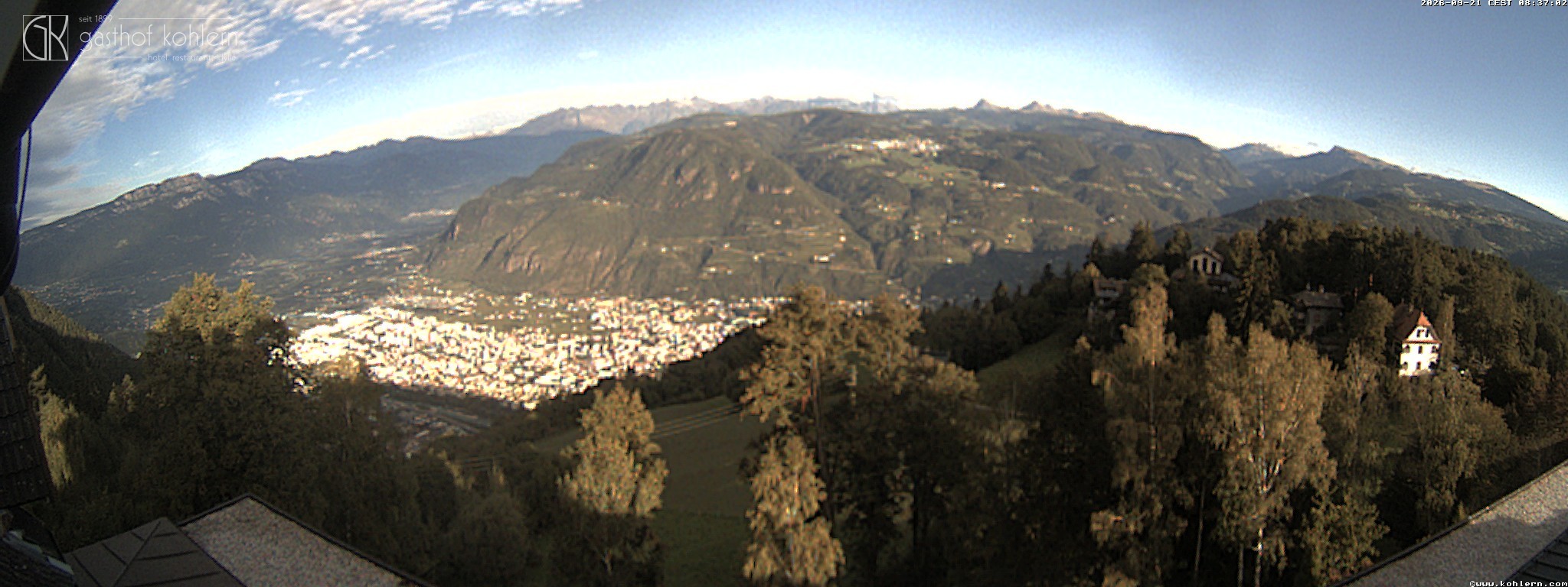 Archiv Foto Webcam Bozen - Gasthof Kohlern