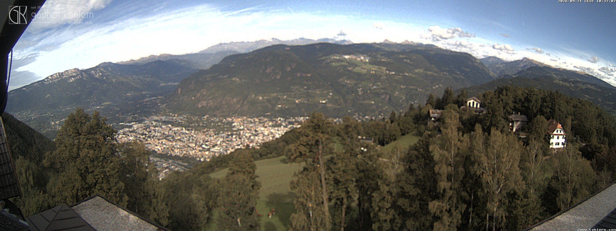 Archiv Foto Webcam Bozen - Gasthof Kohlern