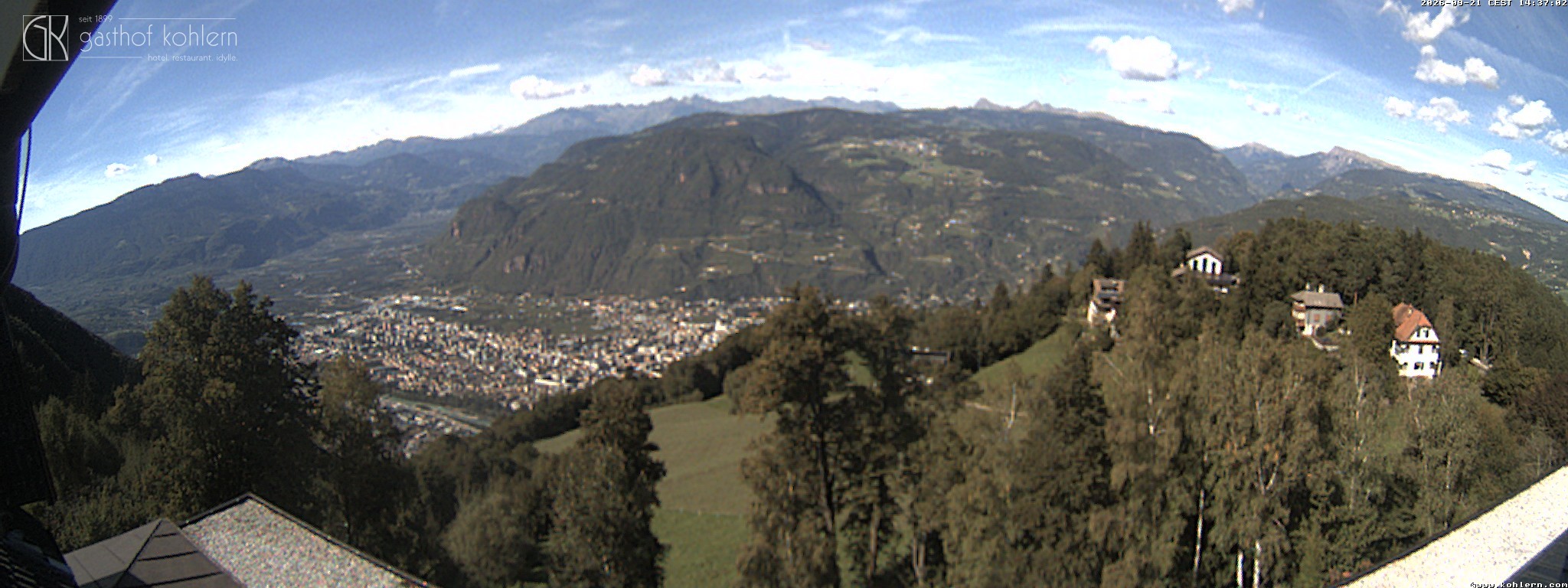 Archiv Foto Webcam Bozen - Gasthof Kohlern