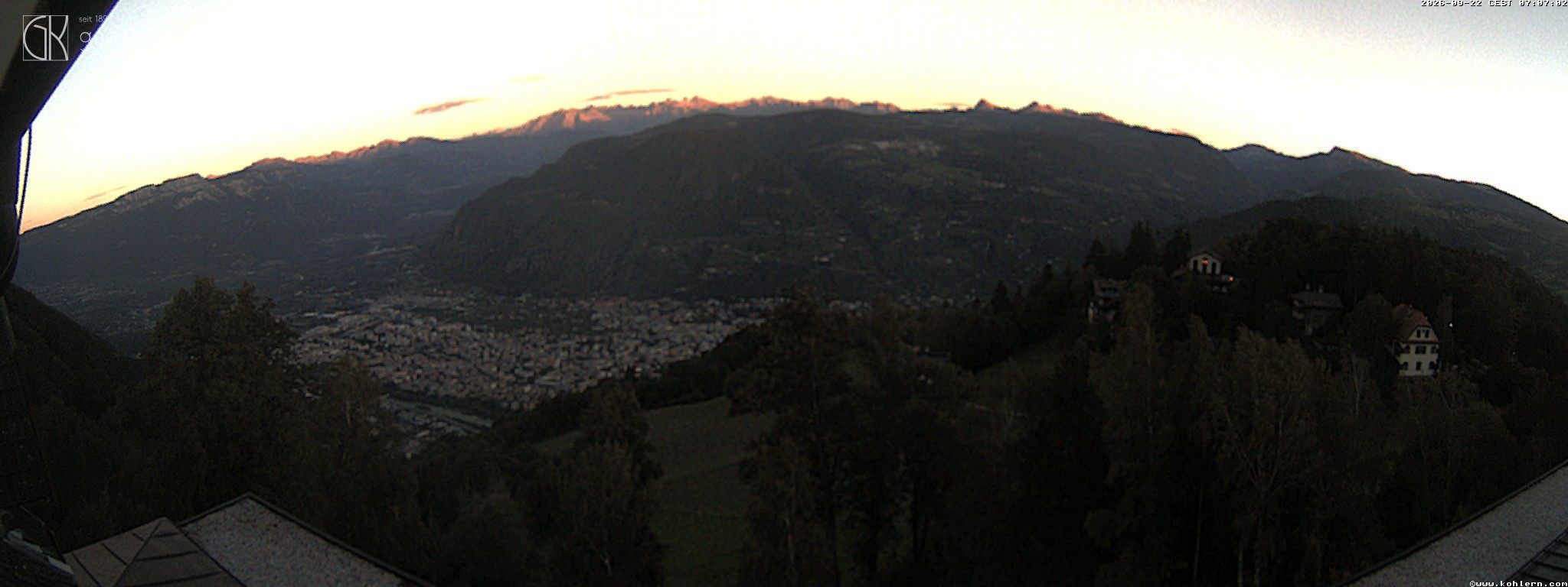 Archiv Foto Webcam Bozen - Gasthof Kohlern
