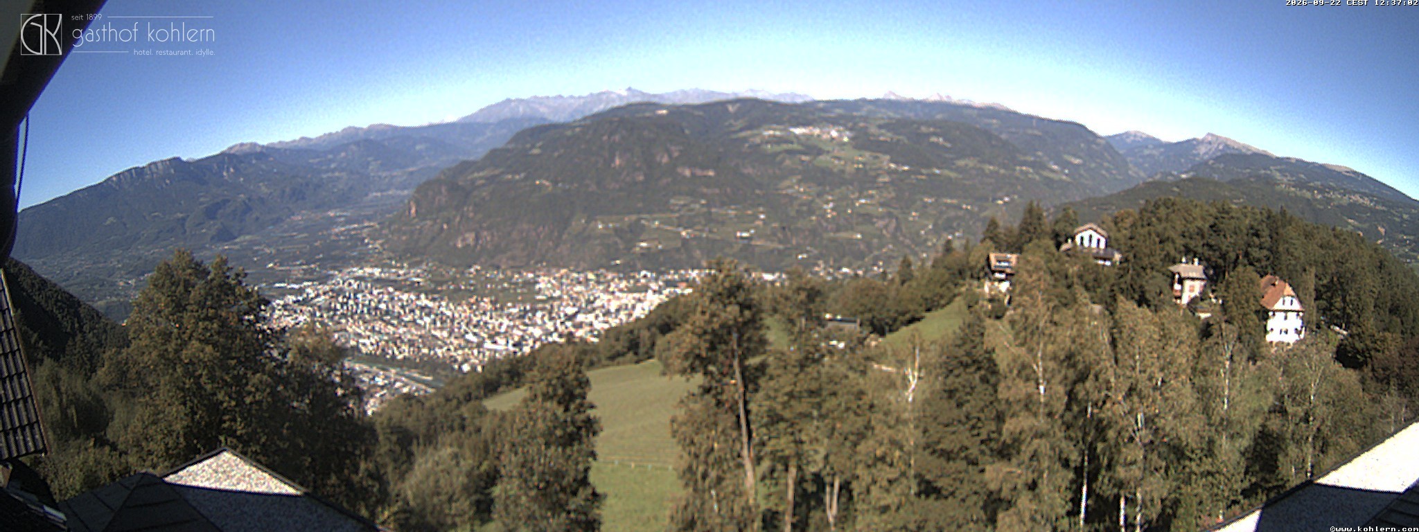 Archiv Foto Webcam Bozen - Gasthof Kohlern