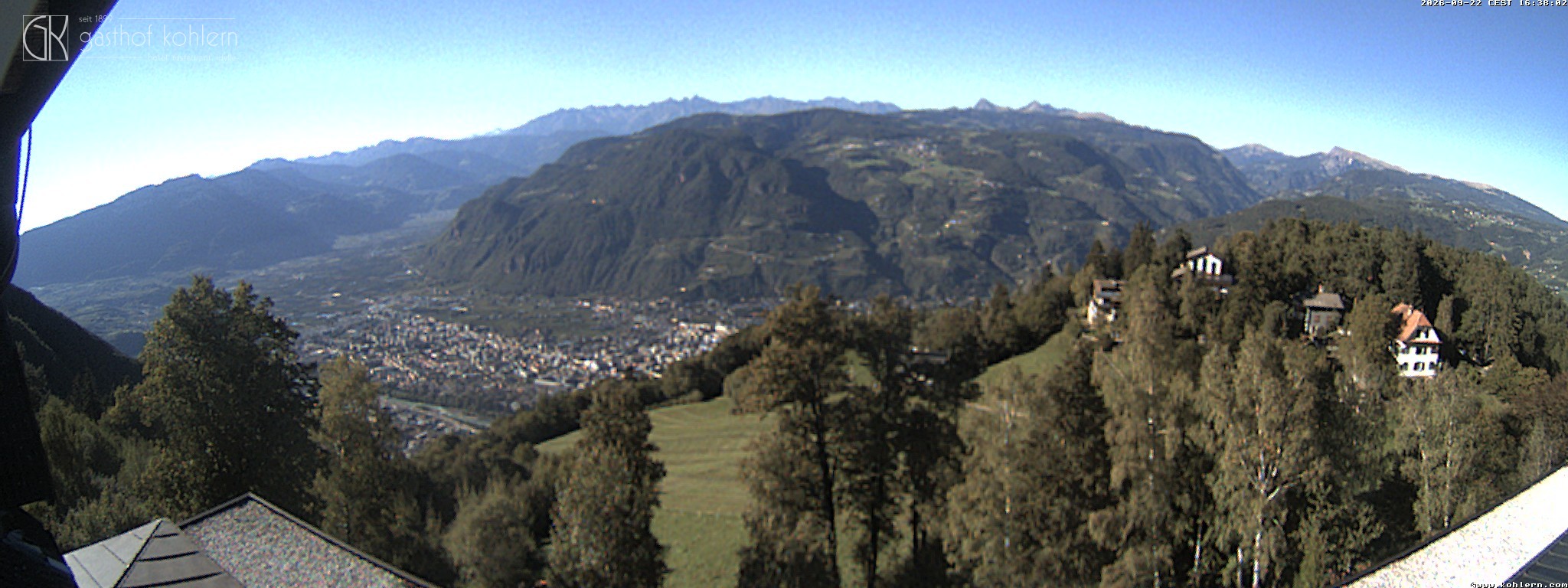 Archiv Foto Webcam Bozen - Gasthof Kohlern
