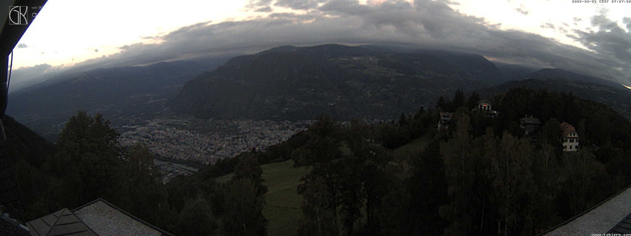 Archiv Foto Webcam Bozen - Gasthof Kohlern