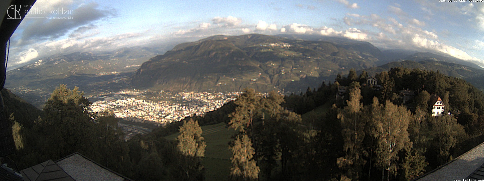 Archiv Foto Webcam Bozen - Gasthof Kohlern