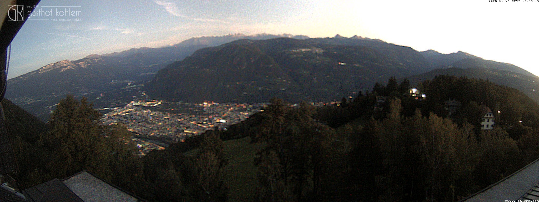 Archived image Webcam Bozen - Panoramic view Hotel Kohlern