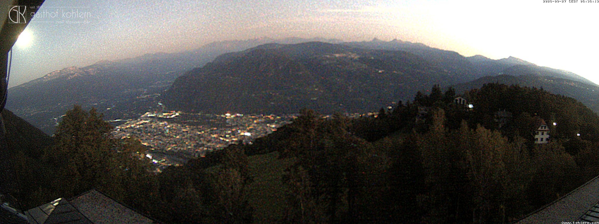 Archiv Foto Webcam Bozen - Gasthof Kohlern