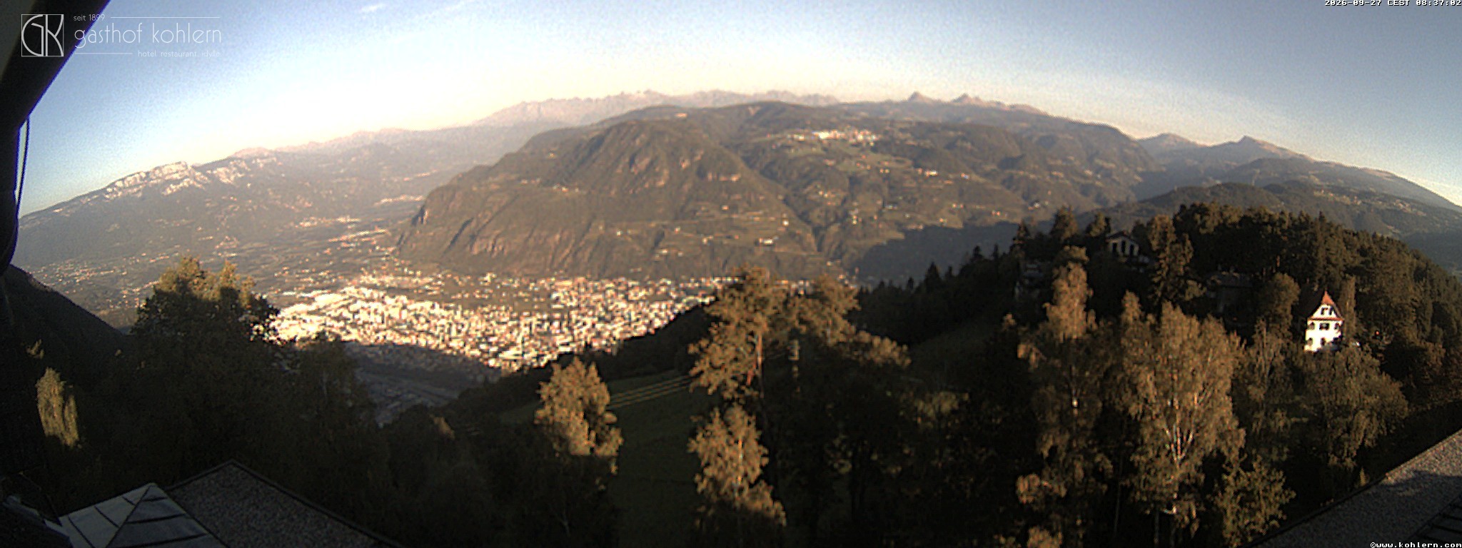 Archiv Foto Webcam Bozen - Gasthof Kohlern