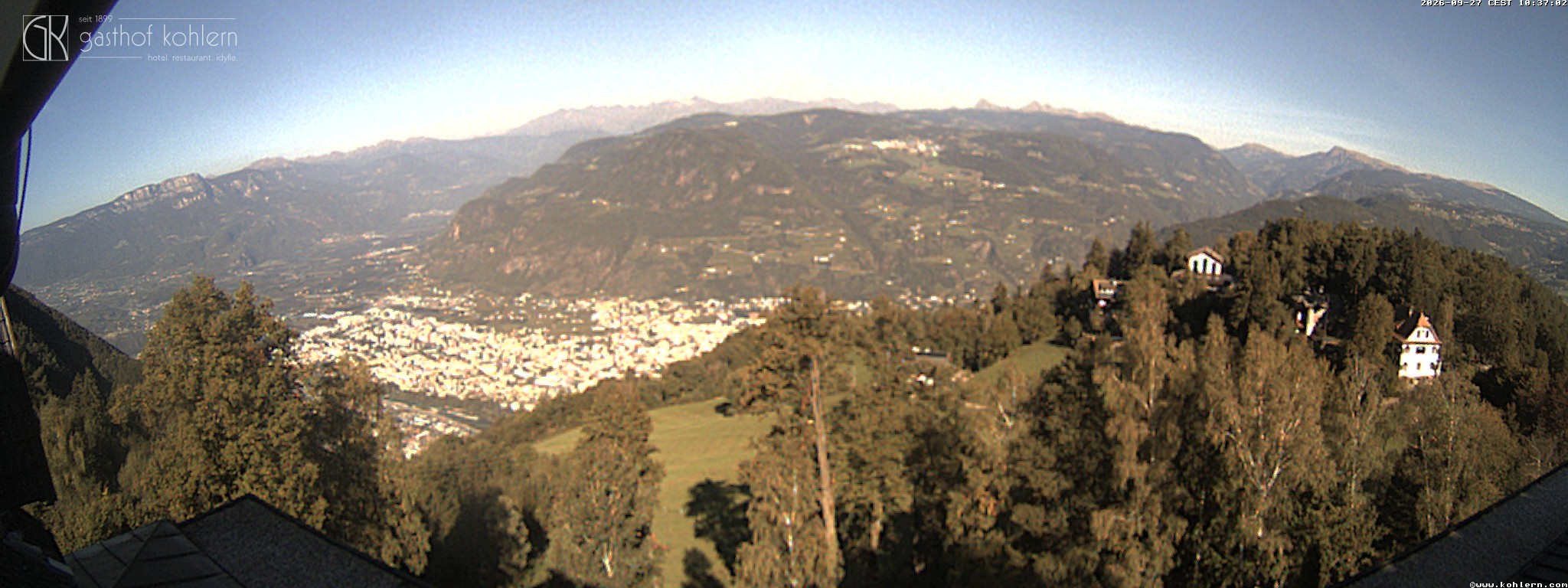 Archiv Foto Webcam Bozen - Gasthof Kohlern