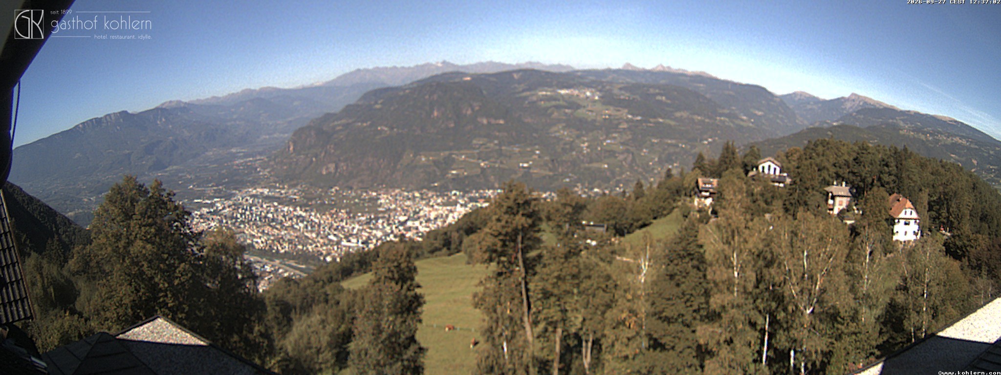 Archiv Foto Webcam Bozen - Gasthof Kohlern