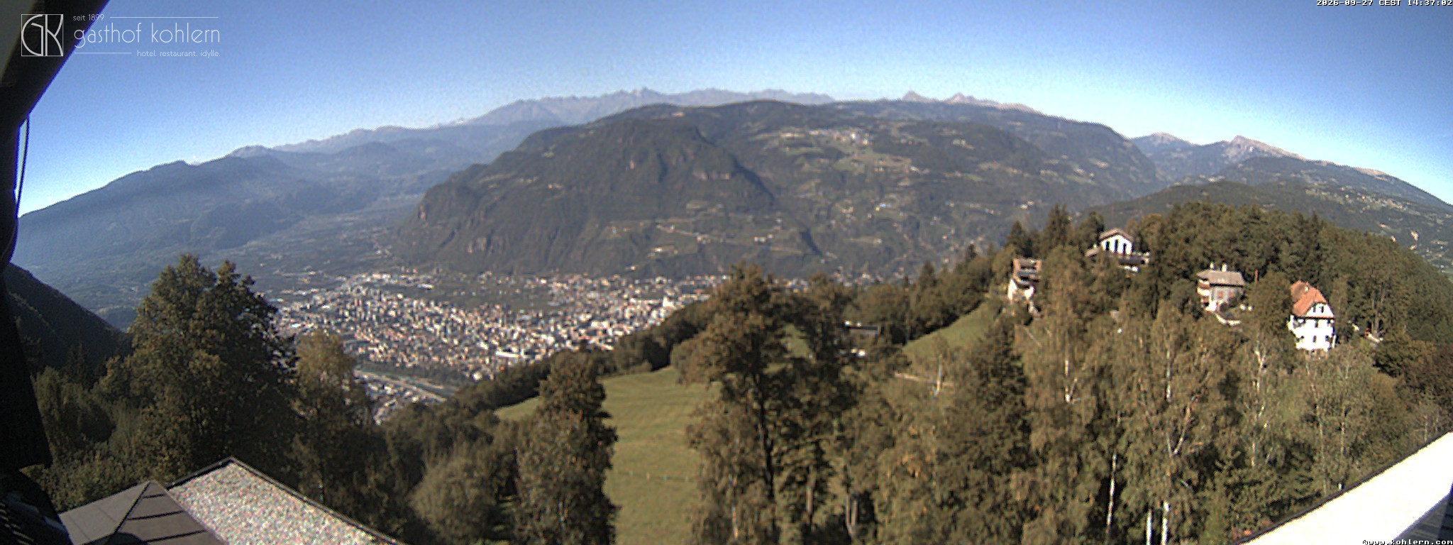 Archiv Foto Webcam Bozen - Gasthof Kohlern
