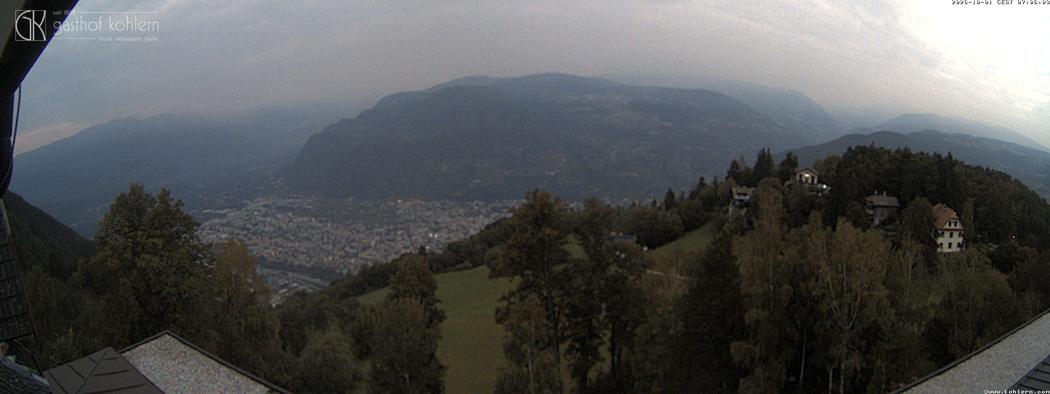Archiv Foto Webcam Bozen - Gasthof Kohlern