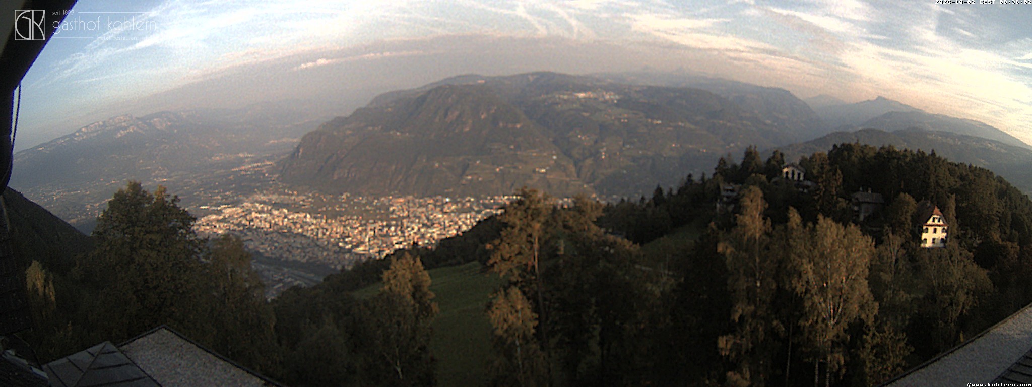 Archiv Foto Webcam Bozen - Gasthof Kohlern