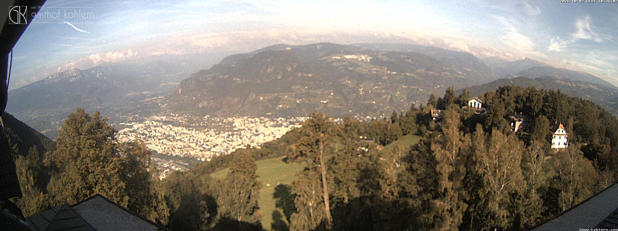 Archiv Foto Webcam Bozen - Gasthof Kohlern