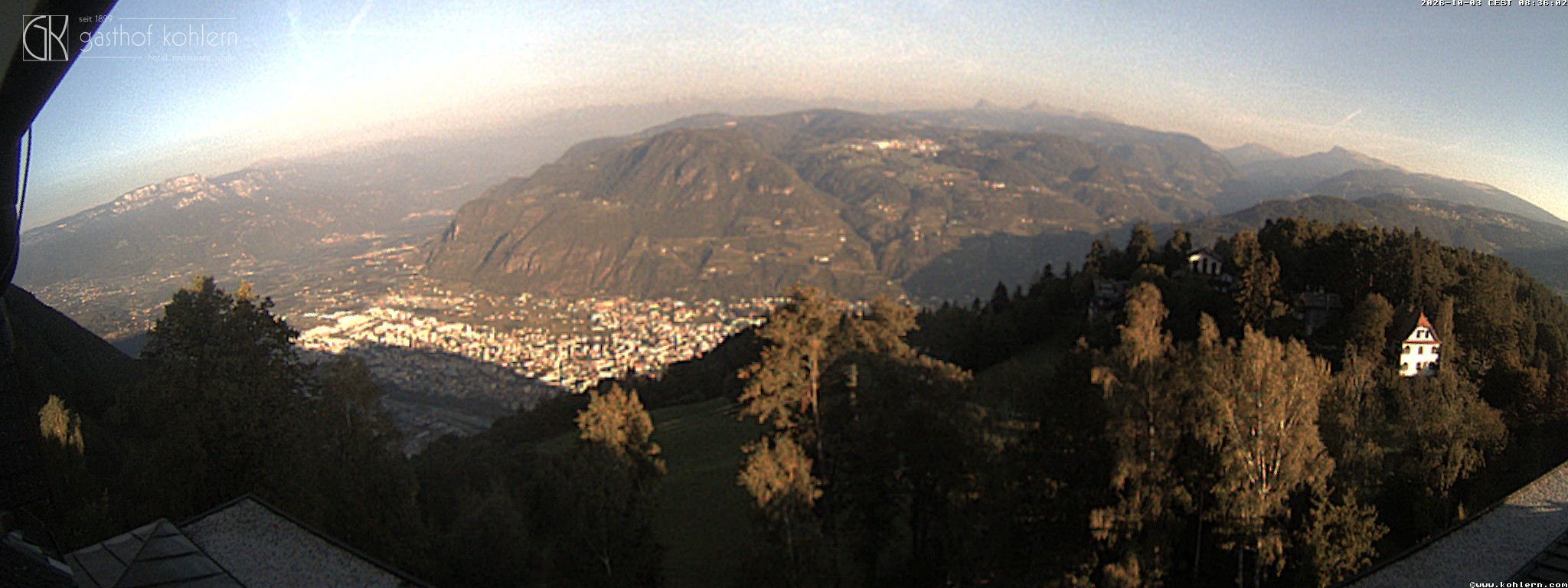 Archiv Foto Webcam Bozen - Gasthof Kohlern