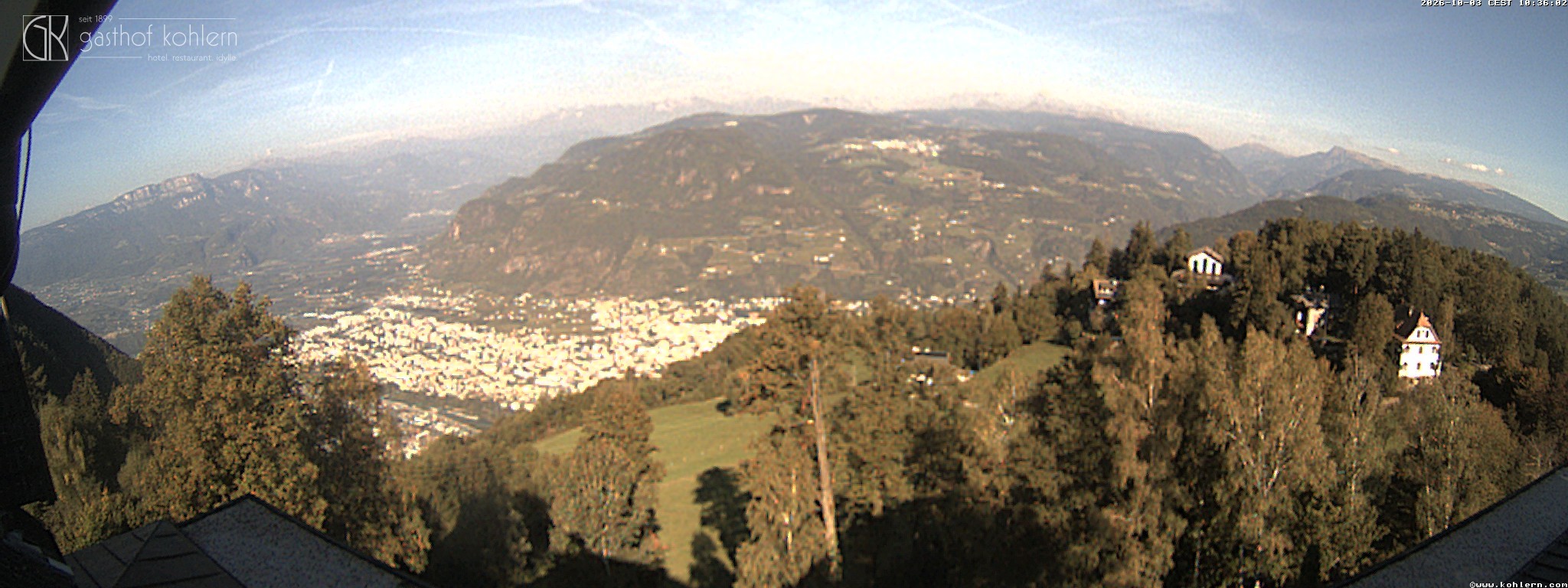 Archiv Foto Webcam Bozen - Gasthof Kohlern