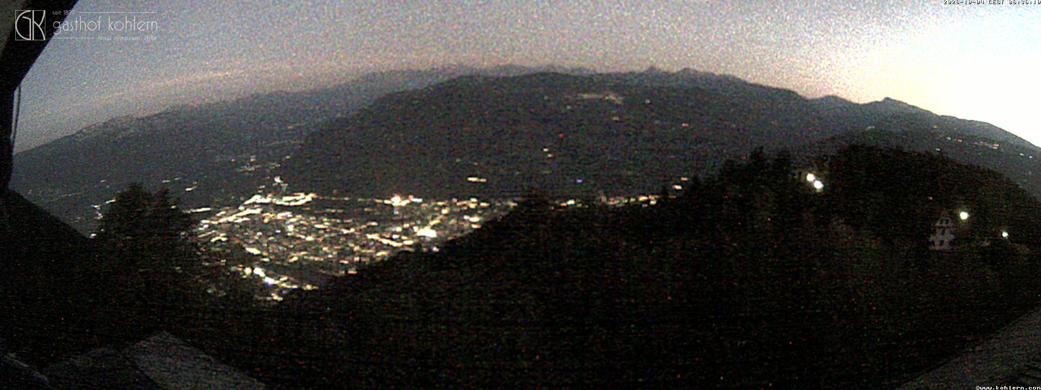 Archived image Webcam Bozen - Panoramic view Hotel Kohlern