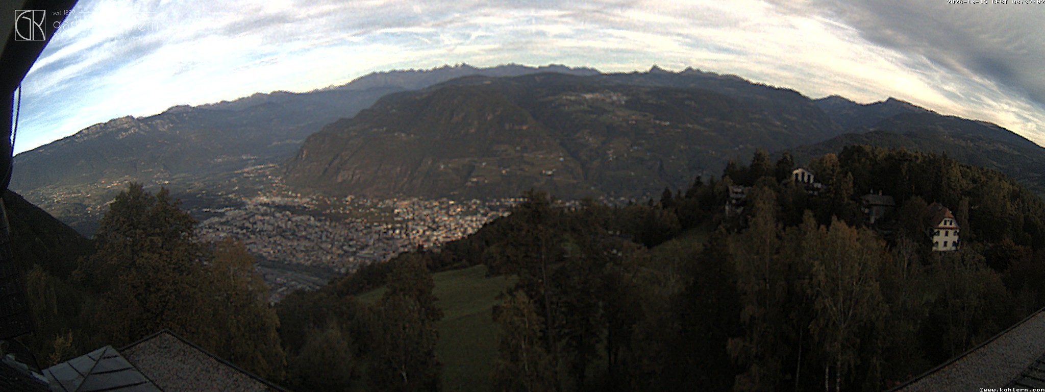 Archiv Foto Webcam Bozen - Gasthof Kohlern