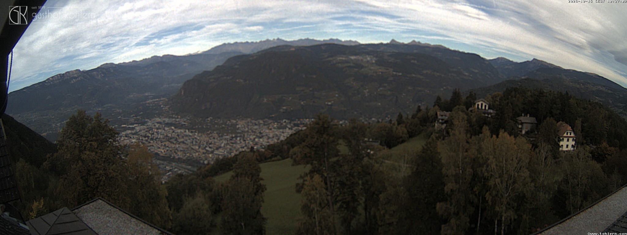 Archiv Foto Webcam Bozen - Gasthof Kohlern