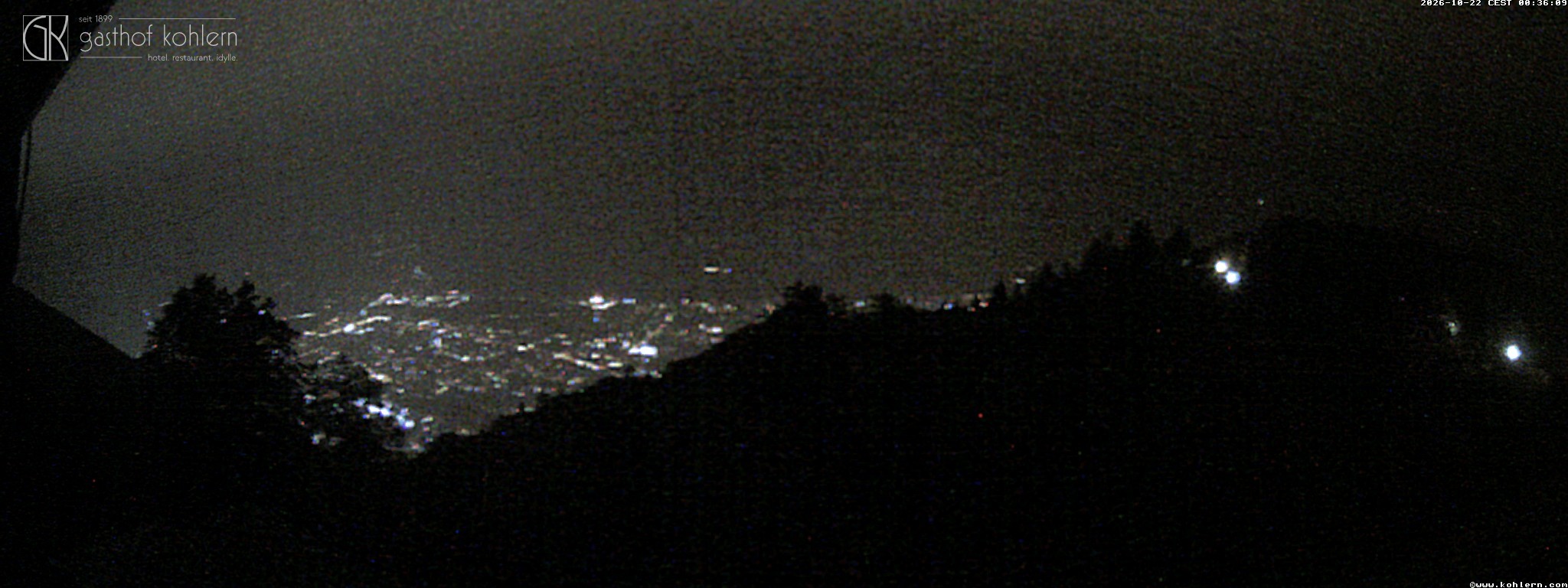 Archived image Webcam Bozen - Panoramic view Hotel Kohlern
