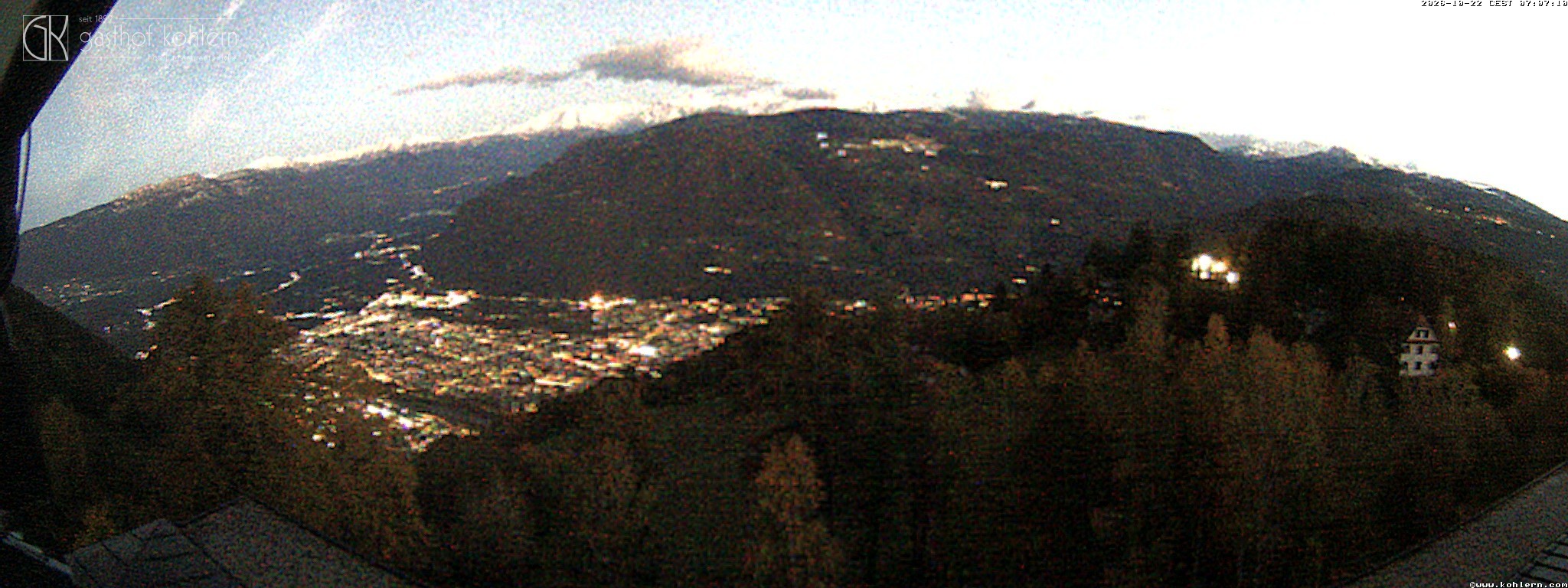 Archived image Webcam Bozen - Panoramic view Hotel Kohlern
