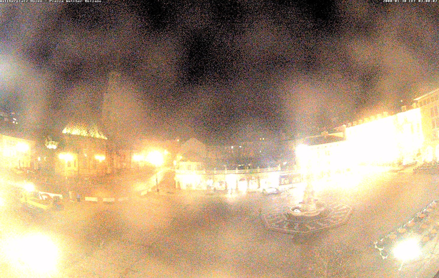 Archiv Foto Webcam Waltherplatz Bozen