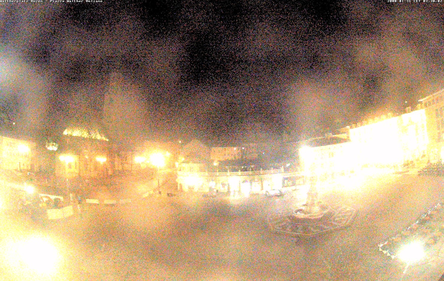 Archiv Foto Webcam Waltherplatz Bozen