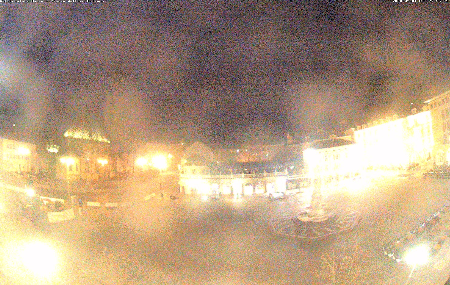 Archiv Foto Webcam Waltherplatz Bozen