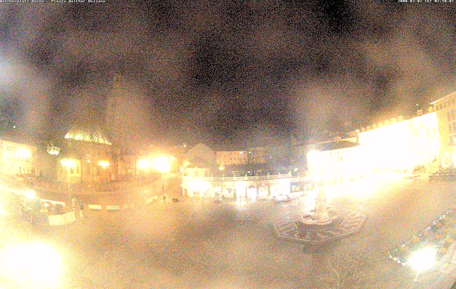 Archiv Foto Webcam Waltherplatz Bozen