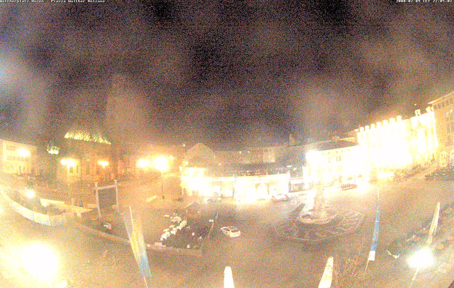 Archiv Foto Webcam Waltherplatz Bozen
