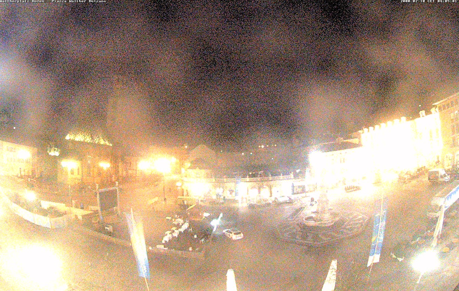 Archiv Foto Webcam Waltherplatz Bozen