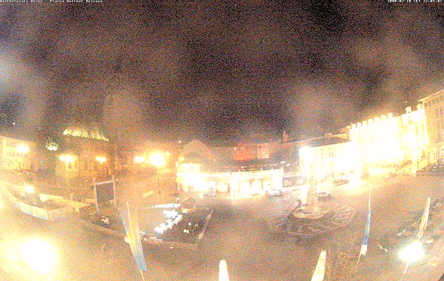 Archiv Foto Webcam Waltherplatz Bozen