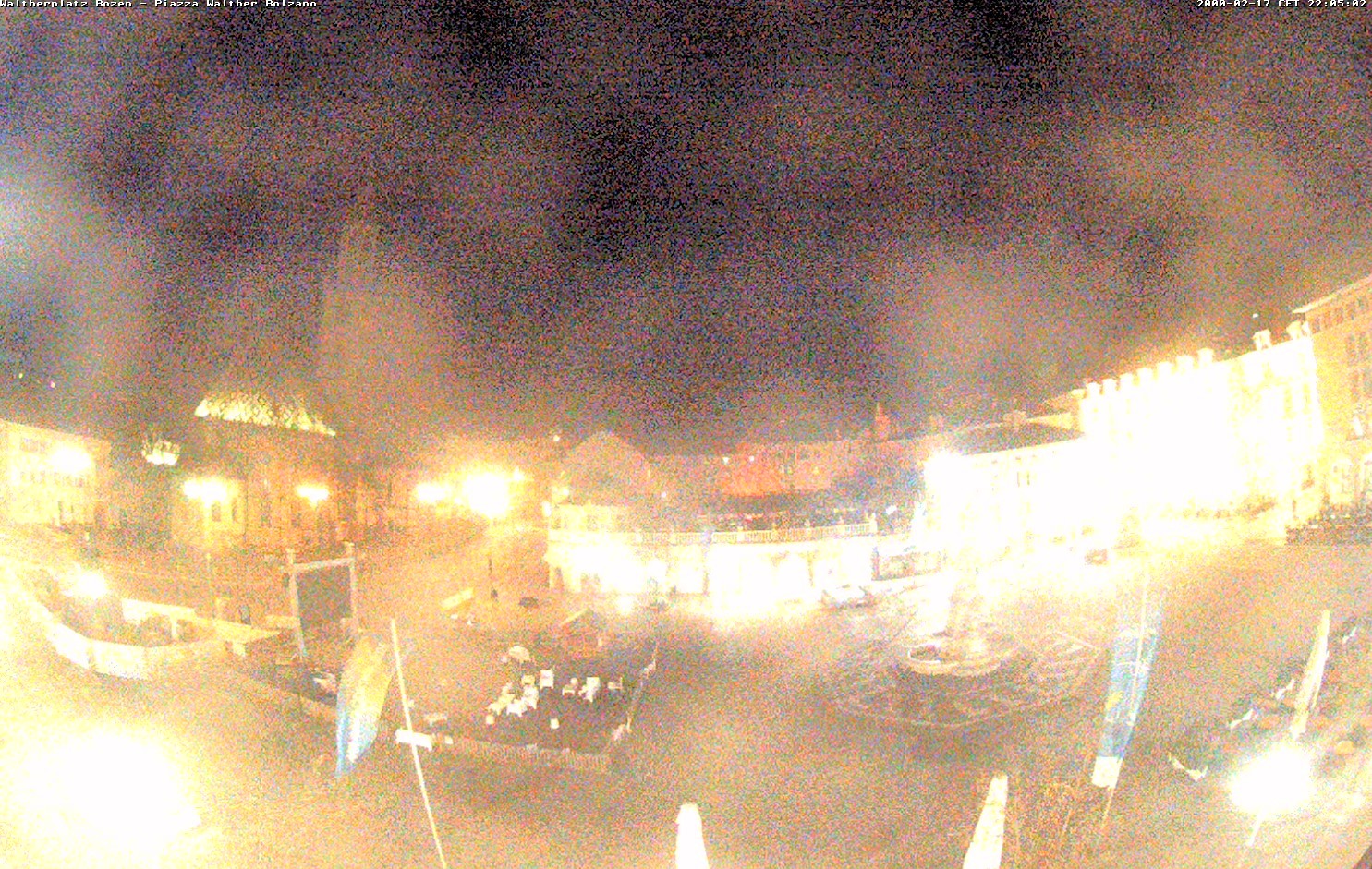 Archiv Foto Webcam Waltherplatz Bozen