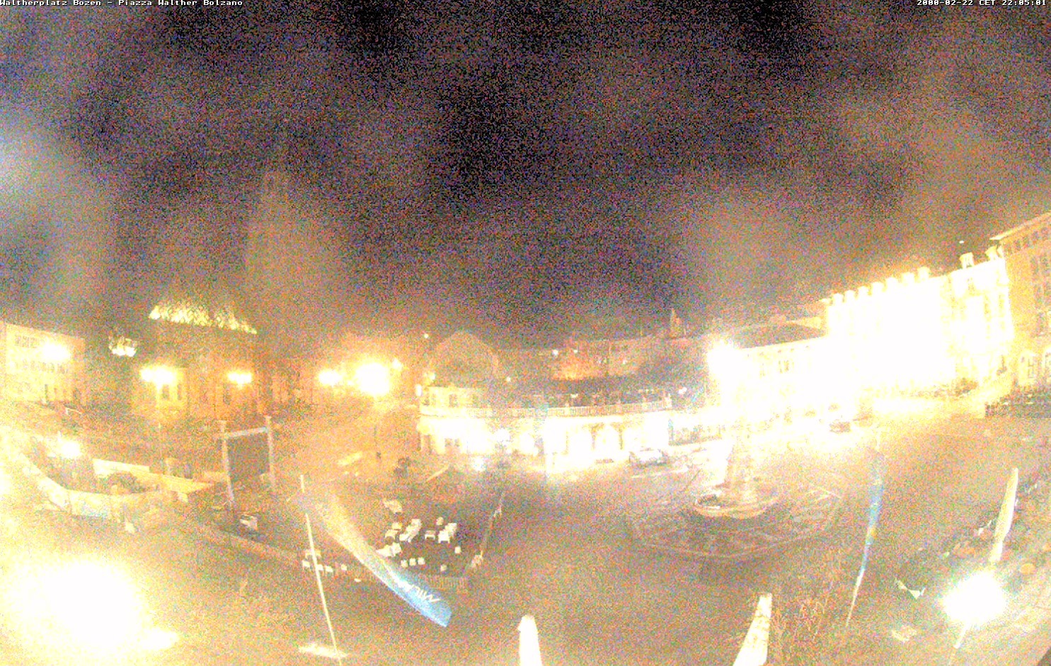 Archiv Foto Webcam Waltherplatz Bozen