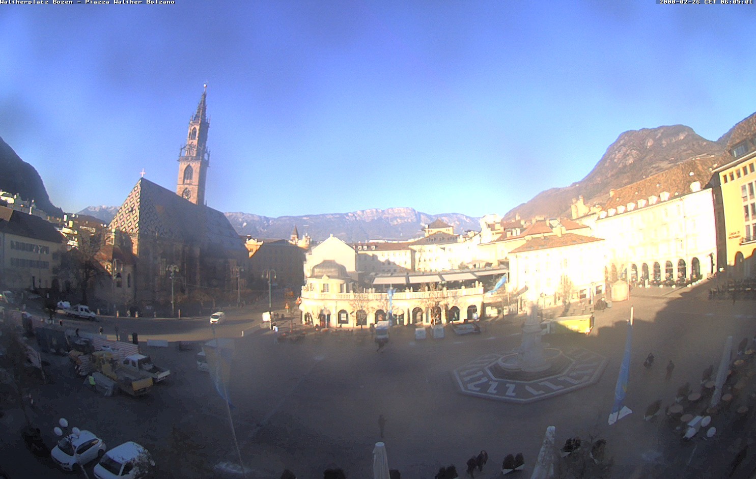 Archived image Bozen: Waltherplatz Webcam