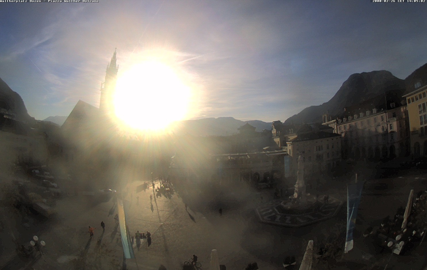Archived image Bozen: Waltherplatz Webcam