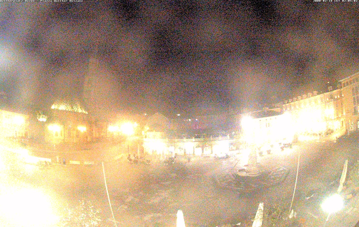 Archiv Foto Webcam Waltherplatz Bozen