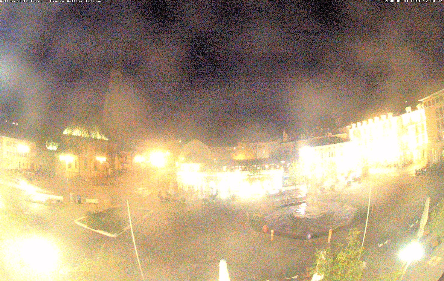 Archiv Foto Webcam Waltherplatz Bozen