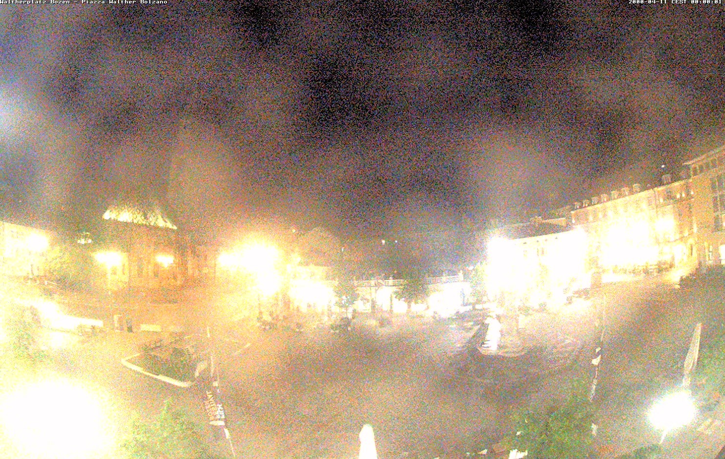 Archived image Bozen: Waltherplatz Webcam