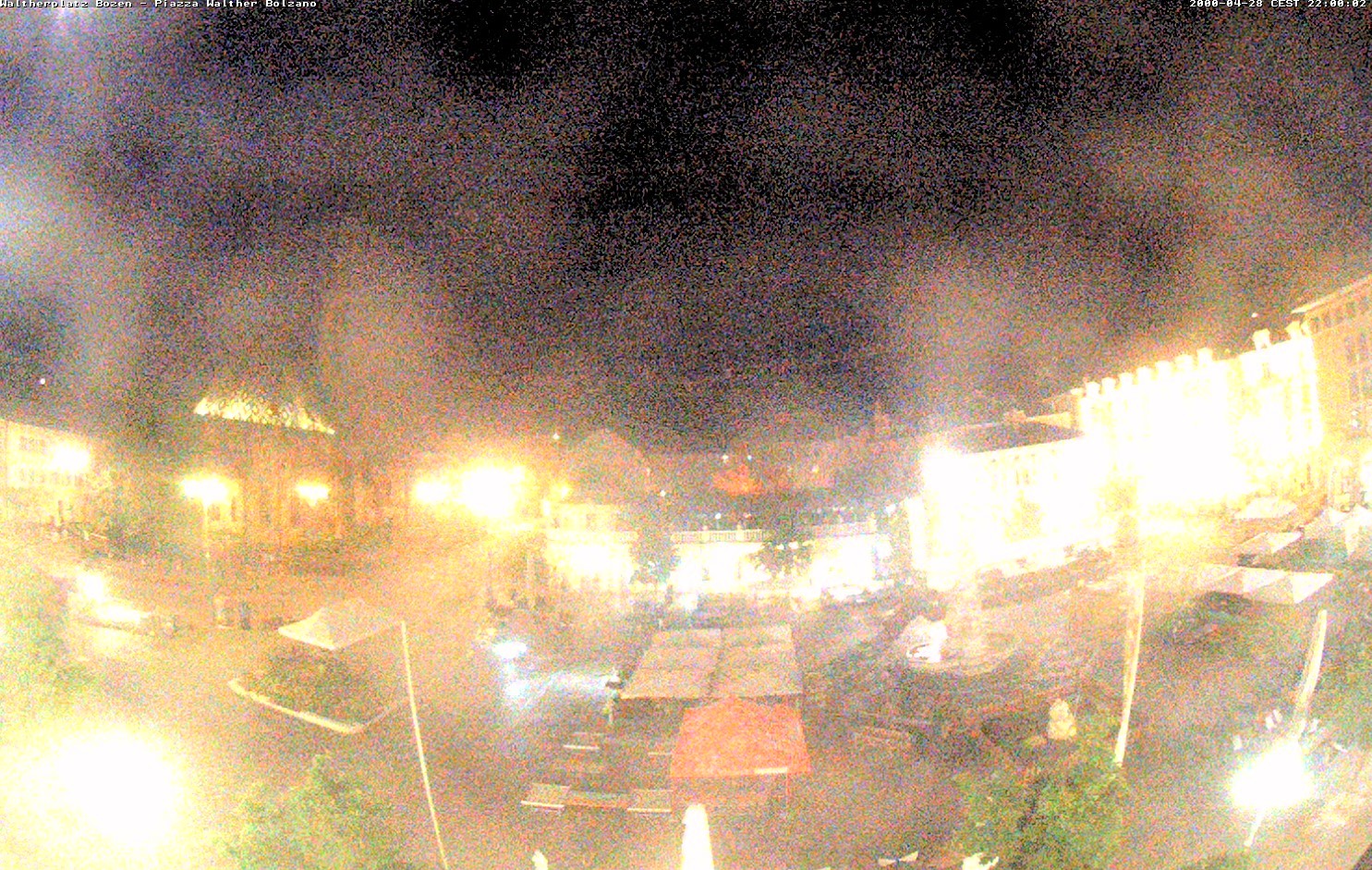 Archiv Foto Webcam Waltherplatz Bozen