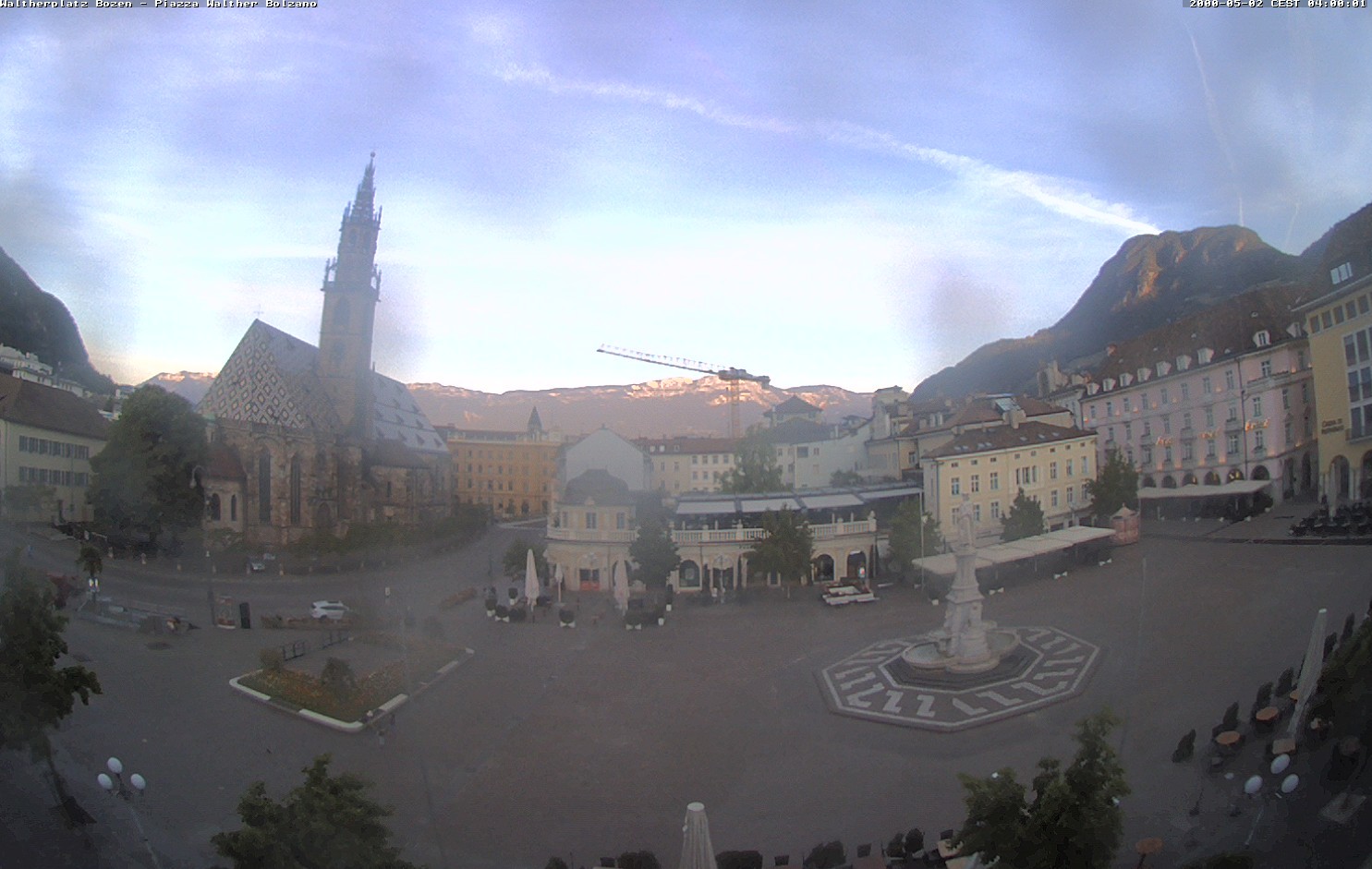 Archiv Foto Webcam Waltherplatz Bozen