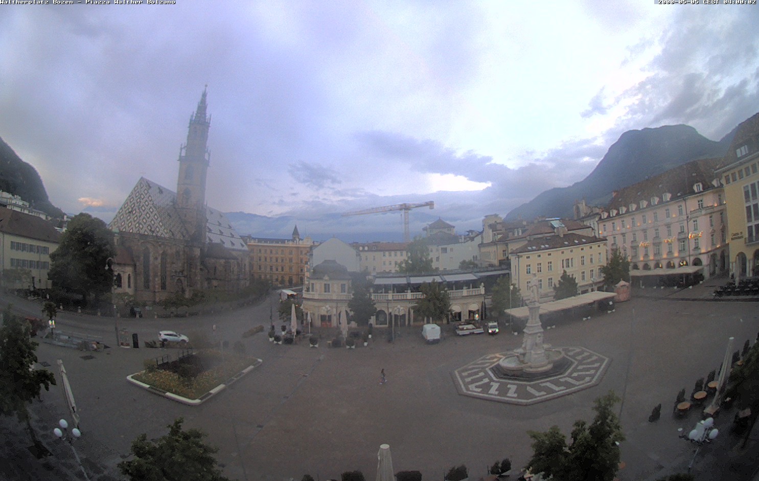 Archiv Foto Webcam Waltherplatz Bozen
