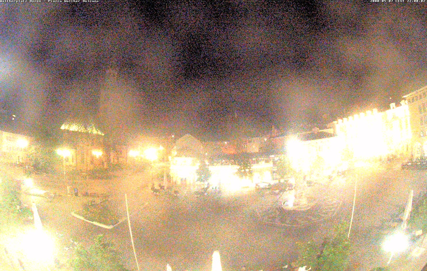 Archiv Foto Webcam Waltherplatz Bozen