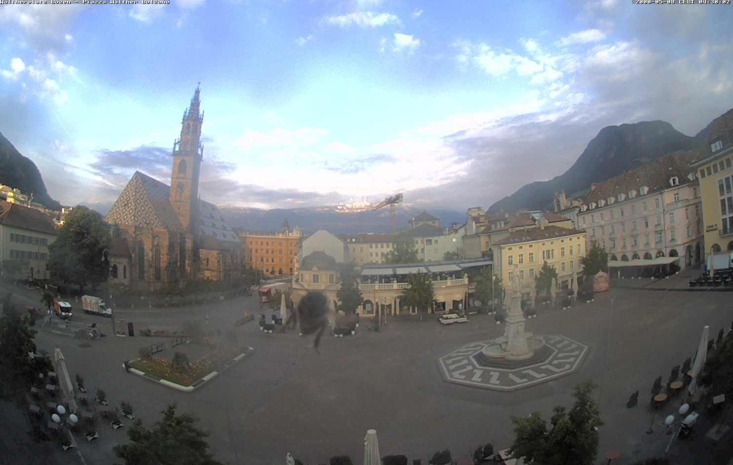 Archiv Foto Webcam Waltherplatz Bozen