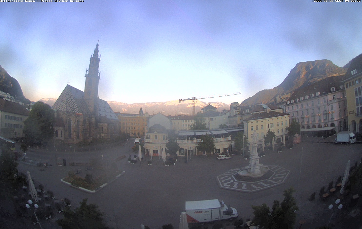 Archived image Bozen: Waltherplatz Webcam