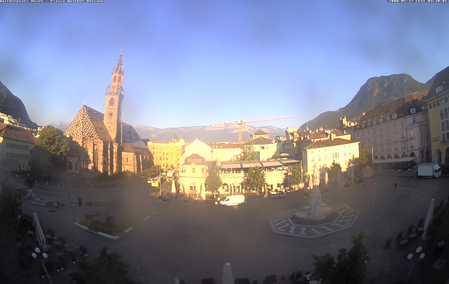 Archived image Bozen: Waltherplatz Webcam