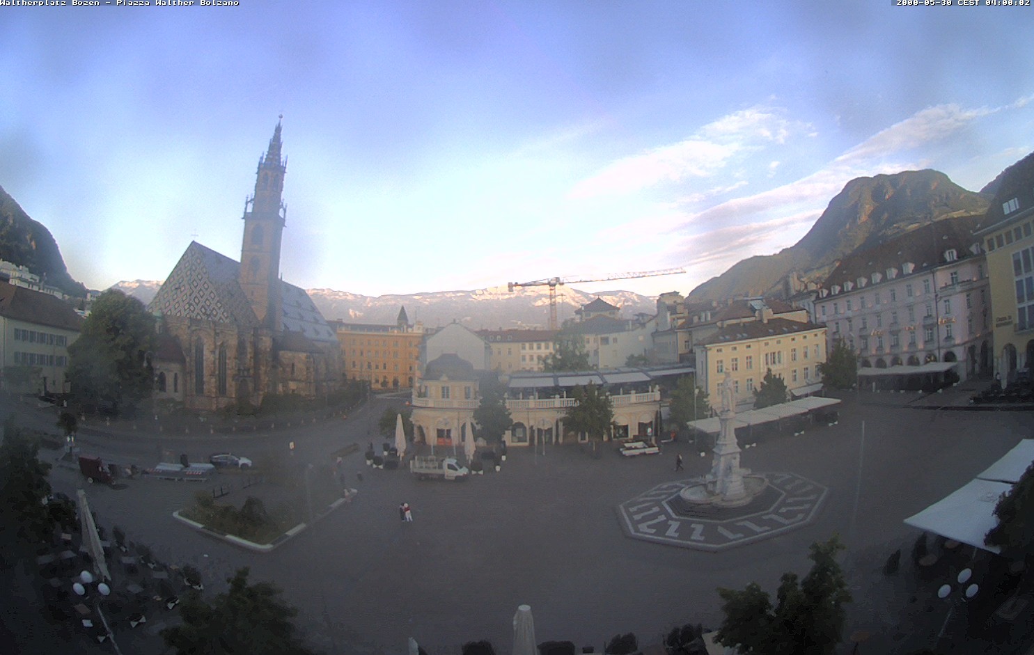 Archived image Bozen: Waltherplatz Webcam
