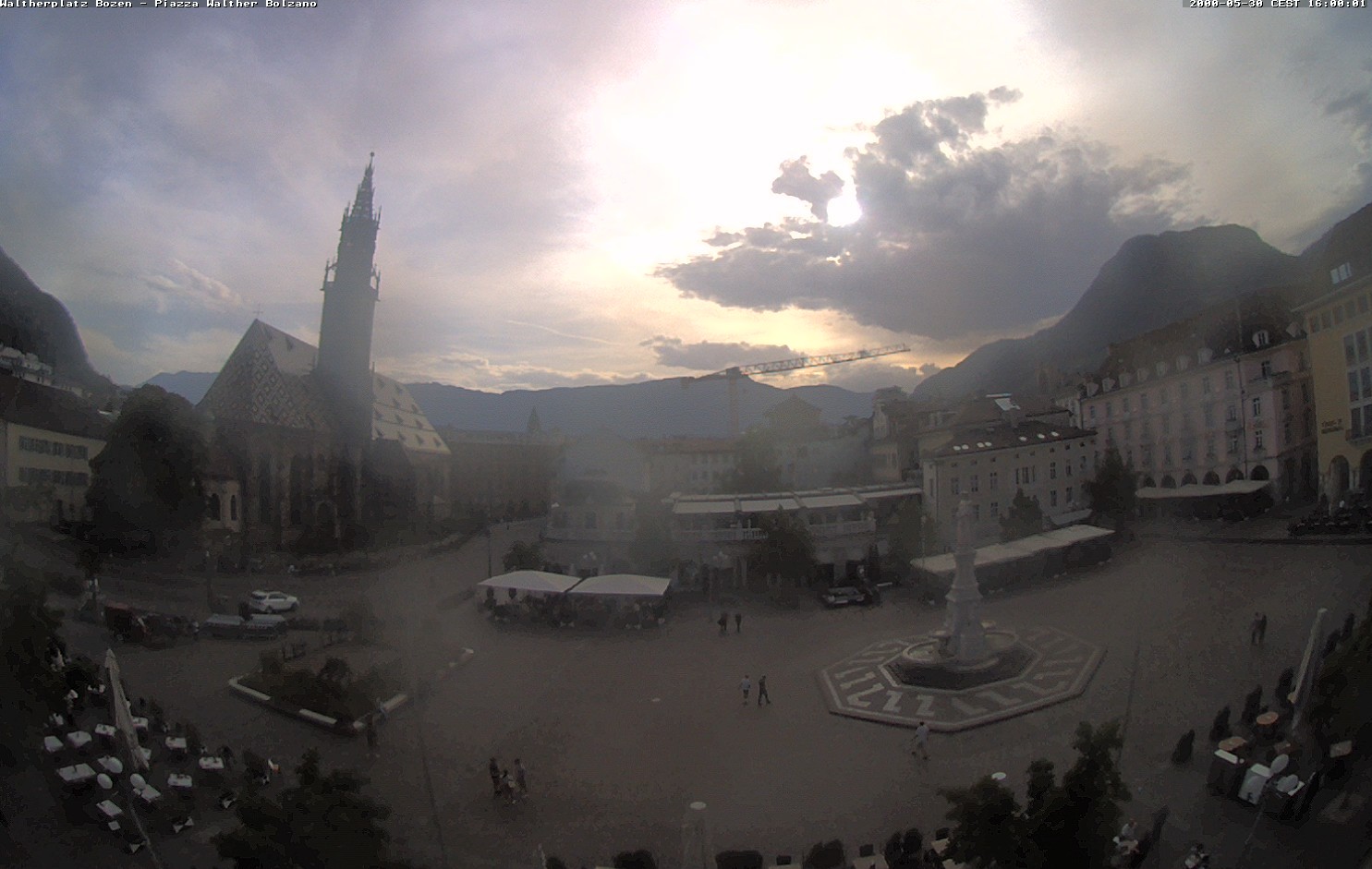 Archived image Bozen: Waltherplatz Webcam