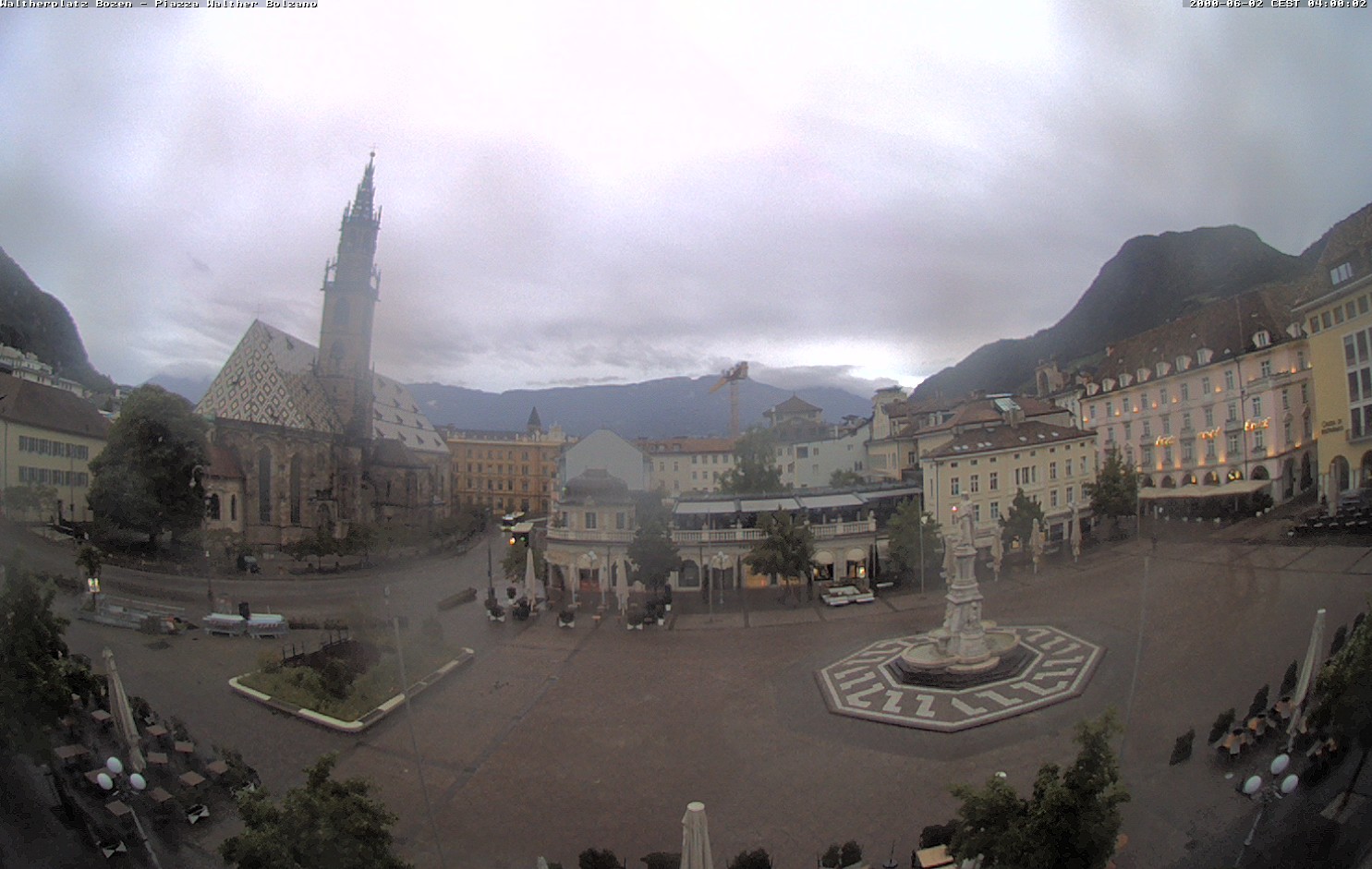 Archived image Bozen: Waltherplatz Webcam